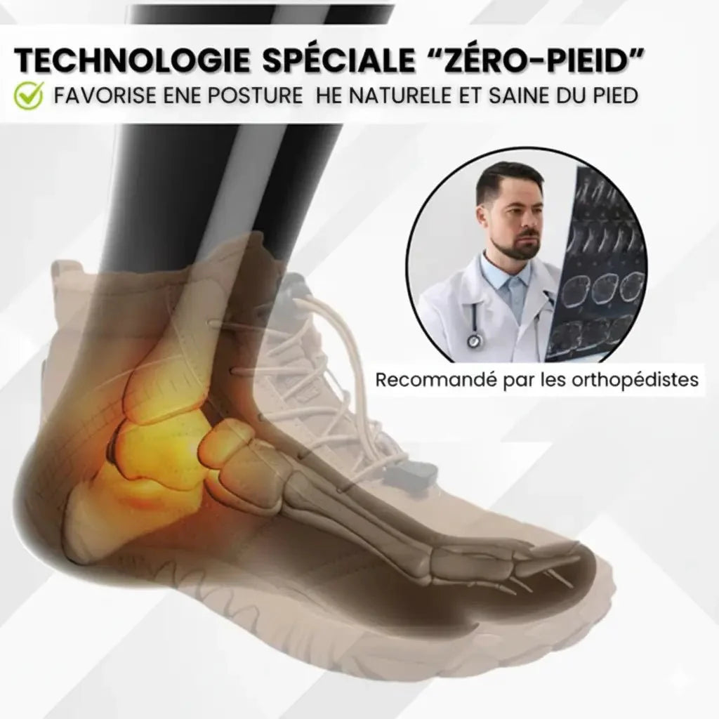BareFoot | Chaussure Imperméable Qui Soulage la Douleur