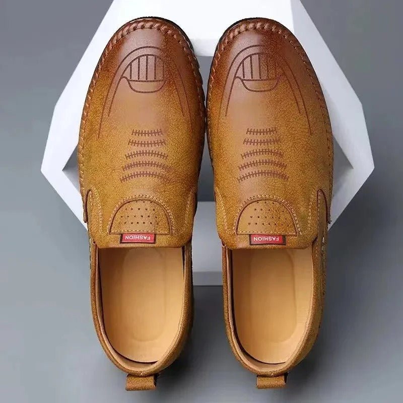 Mocassins à Enfiler en Cuir pour Hommes | Lorvix