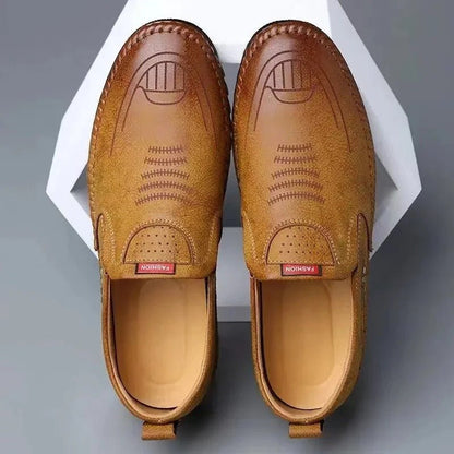 Mocassins à Enfiler en Cuir pour Hommes | Lorvix