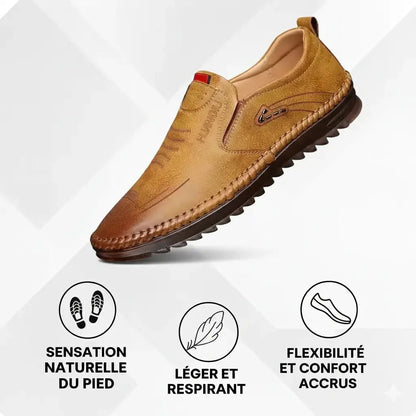 Mocassins à Enfiler en Cuir pour Hommes | Lorvix